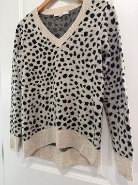 Small Loft Animal Print Sweater